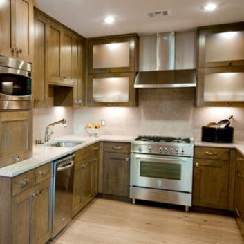 One BR Apartments in Redwood City CA - 885 Woodside - Modern Kitchen with Stainless Steel Appliances