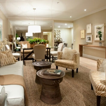 Two BR Apartments in Redwood City CA - 885 Woodside - Spacious Living Room with Plush Carpeting